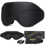 Sleep Mask, Premium Eye Mask for Sleeping, Total Blackout, Super Soft Comfort, Adjustable Fit, Upgraded 3D Ergonomic Designed Sl