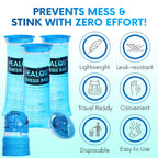 Hospital Vomit Bags - 24 Pack 1000ml Car Throw Up Bag - for Airsick Travel & Motion Sickness - Leak Resistant Medical Grade Puke