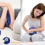 Ice Bag Packs of 3 - Reusable Hot & Cold Packs in 3 Sizes (6/9/11 inches)
