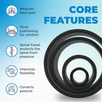 Chirp Ultimate Back + Neck Bundle, 4-Pack Wheel Roller Set with Carrying Case & Posture Corrector, Includes Focus, Deep Tissue,