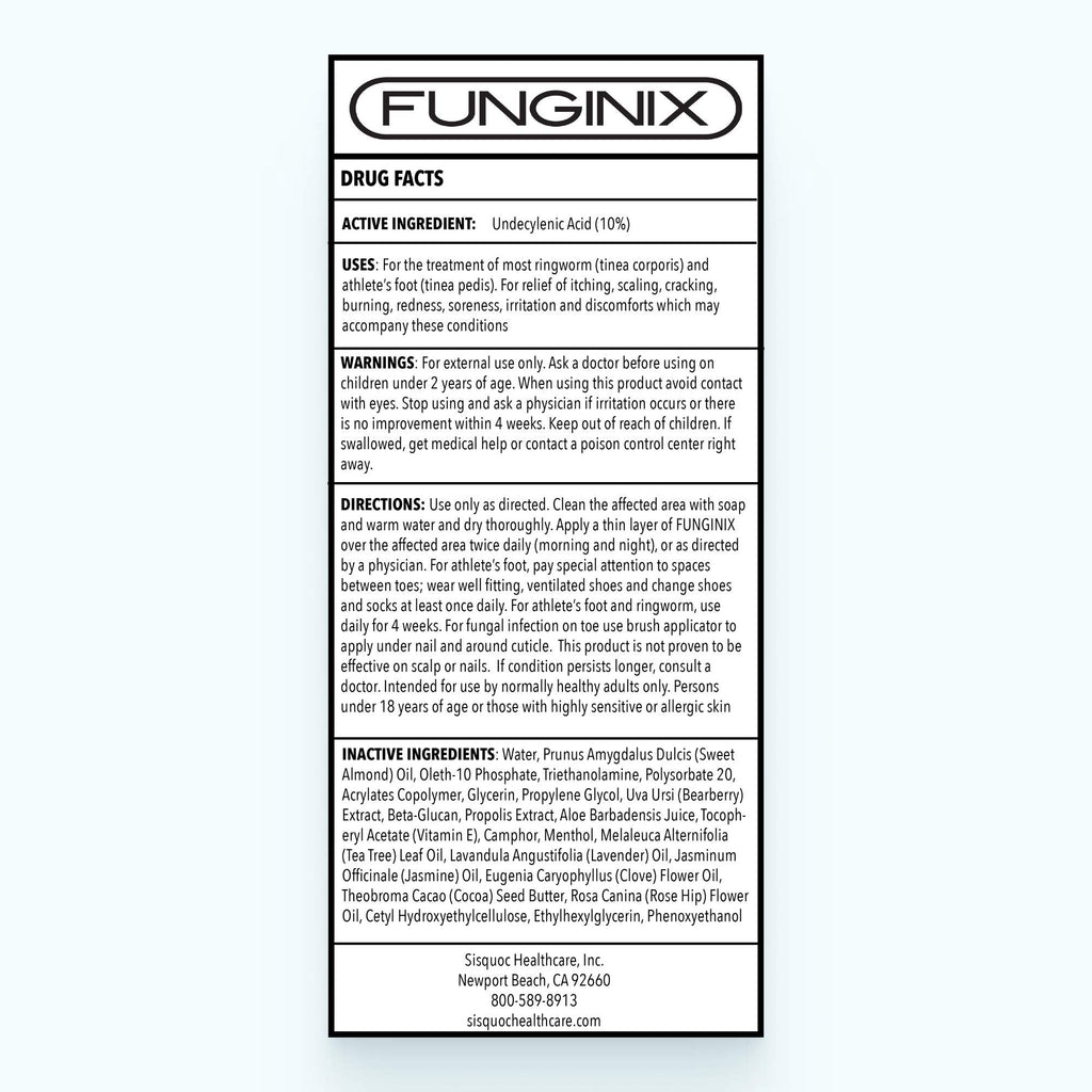 FUNGINIX Toenail Fungus Treatment - Maximum Strength - Nail Fungus Treatment for Fungal Nails - Antifungal Liquid Solution - Mad
