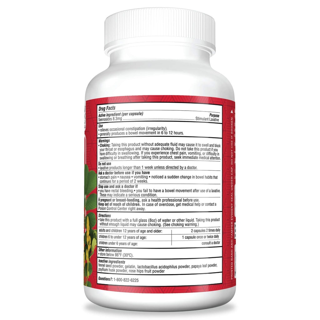 Health Plus Super Colon Cleanse Laxative, 530 Milligrams, 120 Count (Pack of 1)