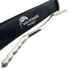 Recover Muscle Scraper and Massage Handle Bar for Legs and Back, Dual Finish: Polish and Matte