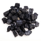Apengshi Natural Black Tourmaline Raw Stone 0.97lb(440g) Bulk Rough Natural Reiki Energy Purification Negative Energy Healing Cr