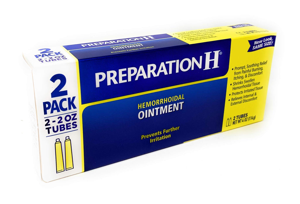 Preparation H Hemorrhoidal Ointment, 2-Ounce Tubes (Pack of 2)