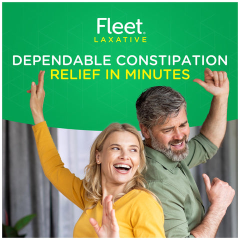 Fleet Laxative Saline Extra Enema for Adult Constipation, 7.8 fl oz, 24 Pack