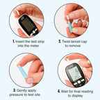 Pip 30 Lancets | All-in-One 30G-1.0mm Safety Lancets | Ultra-Sensitive Fingerstick for Blood Sugar & Ketone Monitors