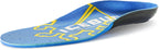 Icebug Unisexs Fat High Cushion Support Insole Flex Technology, Blue Low Arch, M 4/W 5.5-6