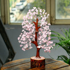 Rose Quartz, Stone Money Tree, Spiritual Gifts, Rose Quartz Tree, Pink Office Decor, Crystal Rose Tree, Feng Shui Decor, Healing