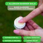 HayMax Organic Allergen Barrier Balm, Frankincense 0.17 fl oz (5ml), Natural, Non-Drowsy, Gentle on Skin