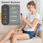 Brelley Shiatsu Neck and Back Massager with Heat, Deep Tissue Kneading Massage Pillow, Electric Massagers with Bi-Directional Ro