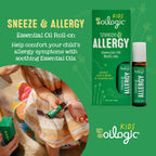 Oilogic Kids Sneeze & Allergy Essential Oil Roll-On - Naturally Comforts Allergy Symptoms with a Blend of 100% Pure Essential Oi