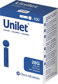 Owen Mumford Unilet Super Thin Lancets (28G), 100 Count