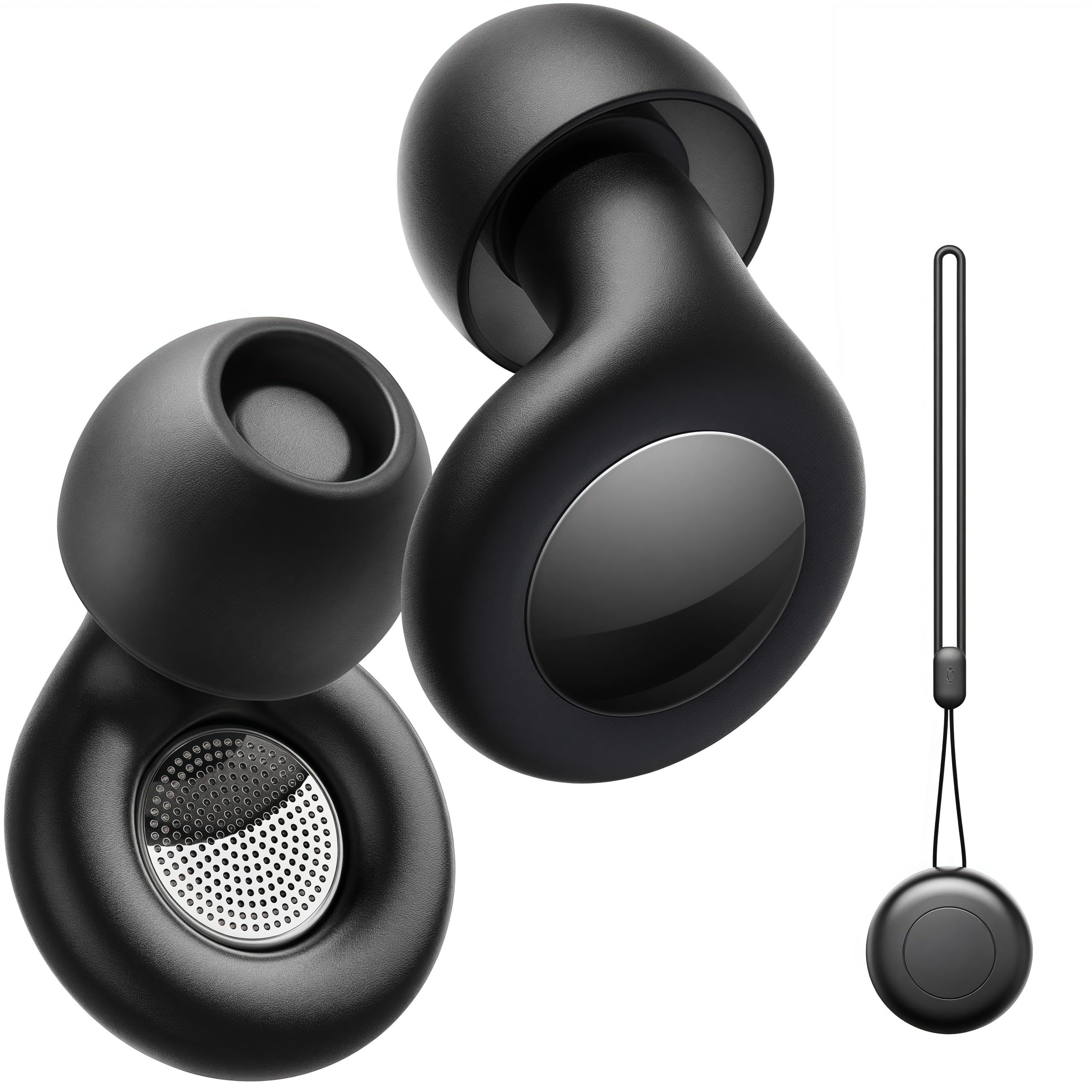 Ear Plugs for Sleeping Noise Cancelling, Hearing Protection Reusable Earplugs with 25dB Noise Reduction, 4 Sizes and Silicone Co
