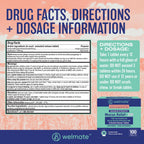 WELMATE Maximum Strength Mucus Relief DM - 1200mg Guaifenesin & 60mg DXM, 12-Hr Cough Suppressant & Expectorant, Bi-Layer Tablet