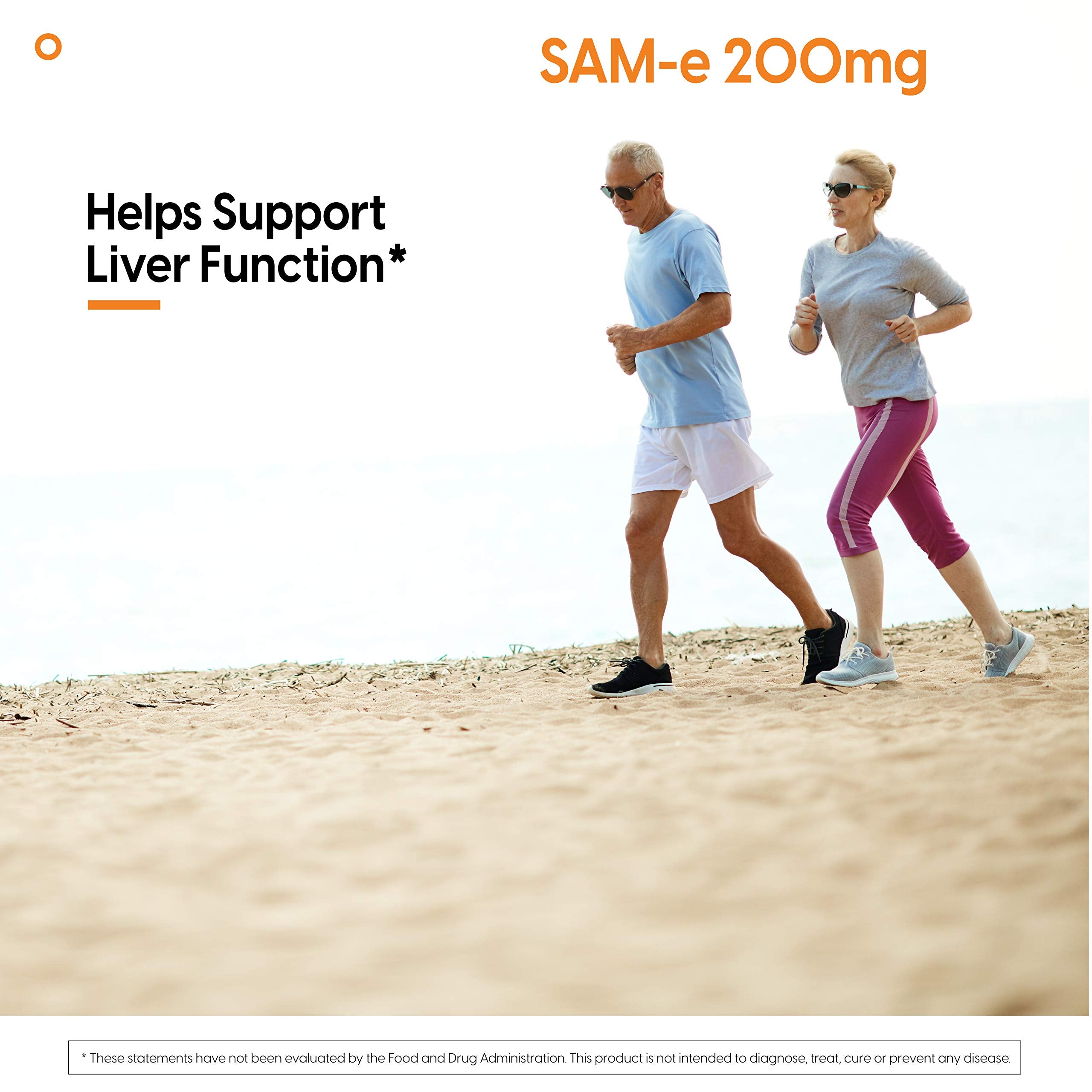 Doctors Best SAM-e Mood & Joint Support & Liver Health (Pharmaceutical Grade/Non-GMO/Gluten Free/Vegetarian), Tablet, 60 Count