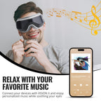 BOKOR Eye Massager with Heat - FSA/HSA Eligible Eye Care Device, Vision X Heated Mask for Migraine, Eye Strain & Improve Sleep,