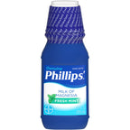 Phillips Milk of Magnesia Laxative, Fresh Mint, 12 Fl Oz (Pack of 2)