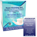 Ancient Secrets Neti Pot Salt - 41 Pre-Measured Packets of Nasal Cleansing Salt for The Neti Sinus Irrigation System, 2g Ea