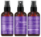 Seven Minerals Relaxing Leg Magnesium Spray, Powerful Blend of Essential Oils (Orange, Cedarwood, & Lavender), That Calms Legs N
