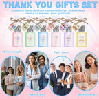 Frienda 24 Sets Bible Verse Hand Sanitizer Bulk Gift Set Christian Mini Travel Size Hand Sanitizers Small Religious Church Favor