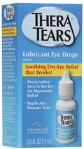 Theratears Dry Eye Therapy Lubricant Eye Drops - 0.5 Oz, Pack Of 4