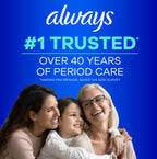 Always Ultra Thin Feminine Pads with Wings for Women, Size 3, Extra Long Super Absorbency, Unscented, Up to 100% Leak-Free Prote