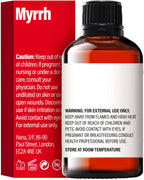 Hana Myrrh Essential Oil - 100% Pure and Natural Myrrh Oil for Diffuser, Skin, Hair, Candle Making, and Massage - with Earthy,