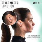 Vibes High Fidelity Ear Plugs - Invisible Earplugs for Music Concerts, Musicians, Motorcycles, Airplanes, Raves, and Work - Nois