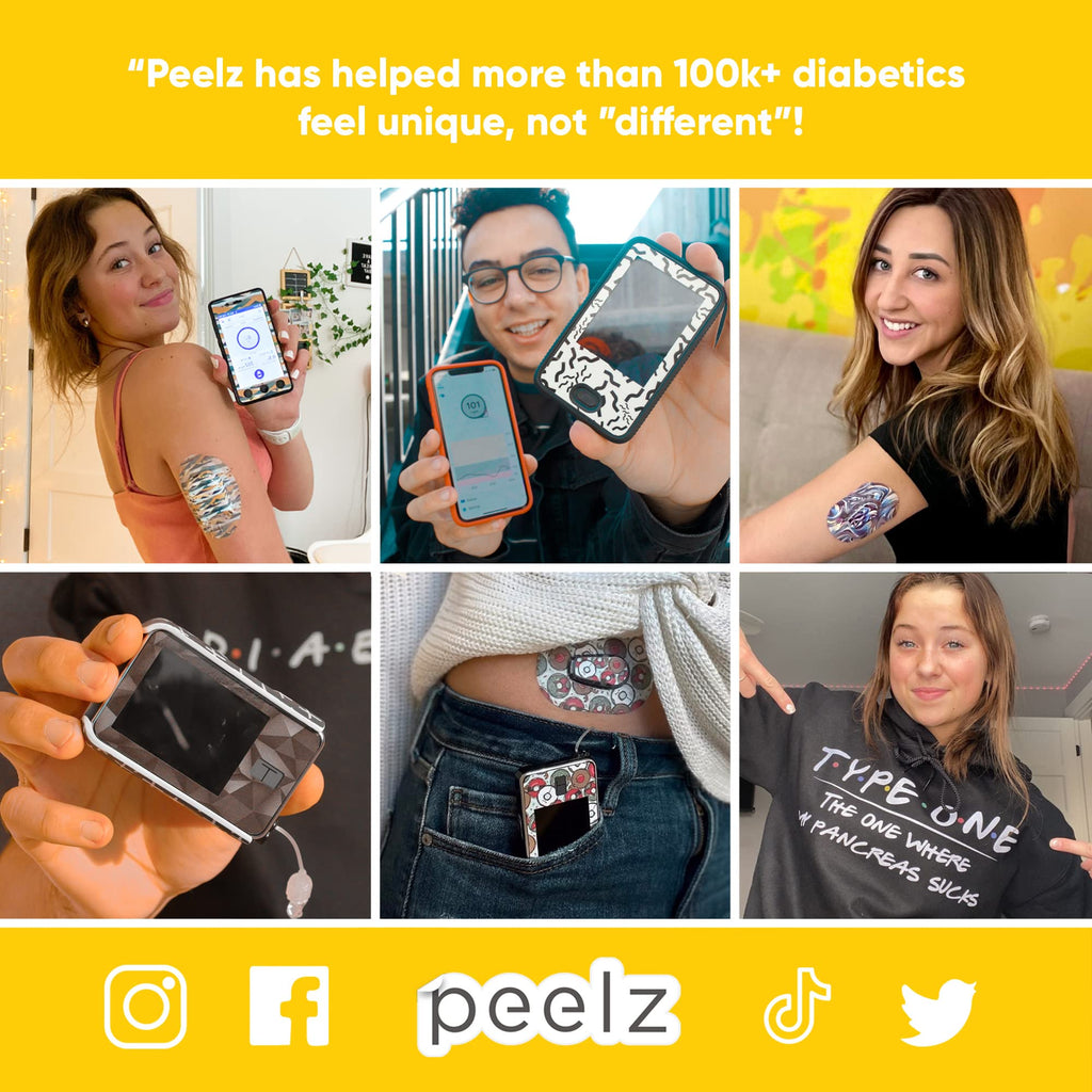 Peelz Dexcom G7 Adhesive Patches Designed for The DEXCOM G7 and Stelo Waterproof & Sweatproof Adhesive for 15 Days, Sensitive Sk