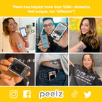 Peelz Dexcom G7 Adhesive Patches Designed for The DEXCOM G7 and Stelo Waterproof & Sweatproof Adhesive for 15 Days, Sensitive Sk