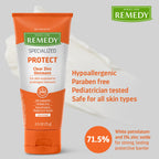 Medline Remedy Specialized Clear Zinc Oxide Ointment (2.5 oz Tube), Unscented, Transparent Protectant, Incontinence Care, Diaper
