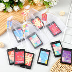 Frienda 24 Set Mini Hand Sanitizer Spray Bulk Christmas Thank You Hand Sanitizer Travel Size with Appreciation Cards Gift Bags P