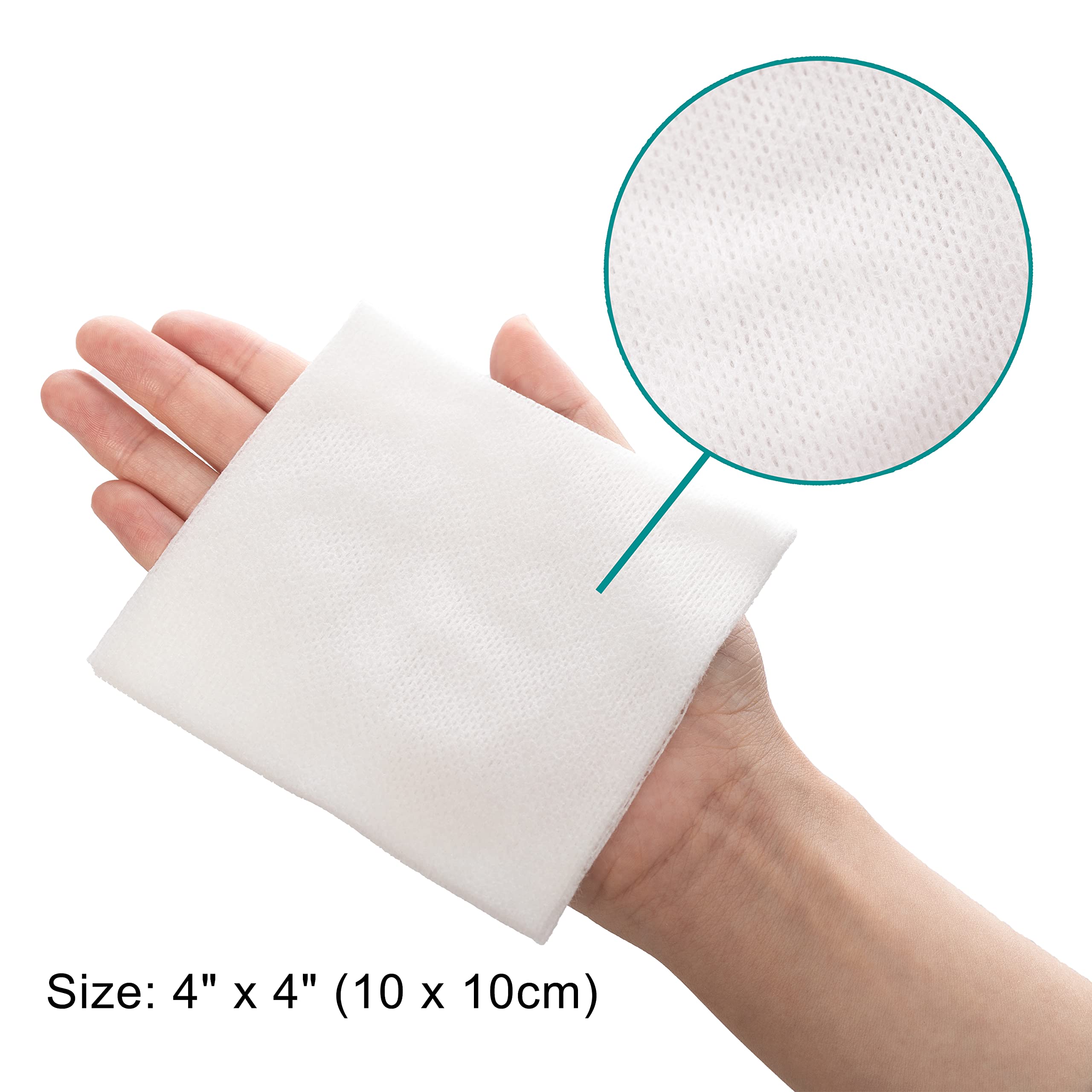 General Medi Sterile Gauze Sponges, 4 x 4 Non-Woven Wound Pads - Individually Wrapped Highly Absorbent Sponges Pads for Cushioni