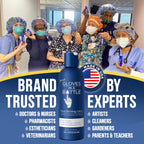 Gloves In A Bottle Psoriasis Eczema Relief Cream - Shielding Lotion for Women, Men, Baby - Cracked Hands Repair Cream - Dermatit