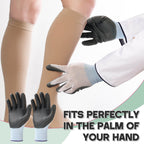 Sureio 3 Pairs Donning Gloves for Compression Stockings Gloves for Donning Gripping Compression Wear(Black)