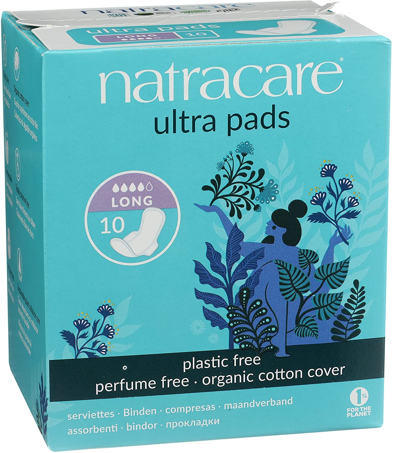 Natracare: Natural Ultra Long Pads With Wings (2 X 10 Ct)