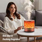 Essential Oil Diffuser Aromatherapy Diffusers for Essential Oils Large Room, Himalayan Salt Lamp Ultrasonic Aroma Diffusers for