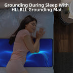 Grounding Mat for Improved Sleep, Reduced Anxiety, Pain, Inflammation, Headache Relief, Balance. Grounded Therapy- (Black, King