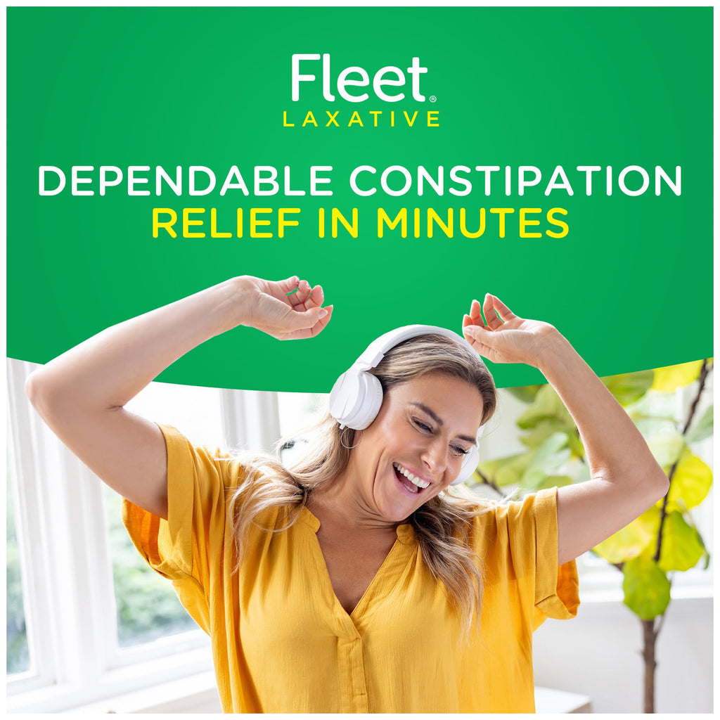 Fleet Laxatives, Liquid Glycerin Suppositories for Adult Constipation Relief, 7.5 mL Bottles, 4 Count