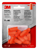 3M Disposable Earplugs, 7 Pairs (14 Total Plugs), Noise Reduction Rating (NRR) 32 dB, Easy To Insert & Remove, Expandable & Cont