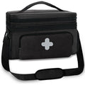 GDNasist Medicine Storage Bag, Pill Bottle Organizer for Emergency, Medicine Box Empty with Small Portable Pouch, First Aid Box 