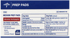 Medline Isopropyl Alcohol Pads, Sterile, Medium, Box of 200