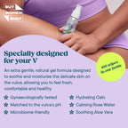 Wype | Viva La V | Toilet Paper Gel | Flushable Feminine Wipes Alternative | Feminine pH Balanced, Rose & Geranium Scented | Equ