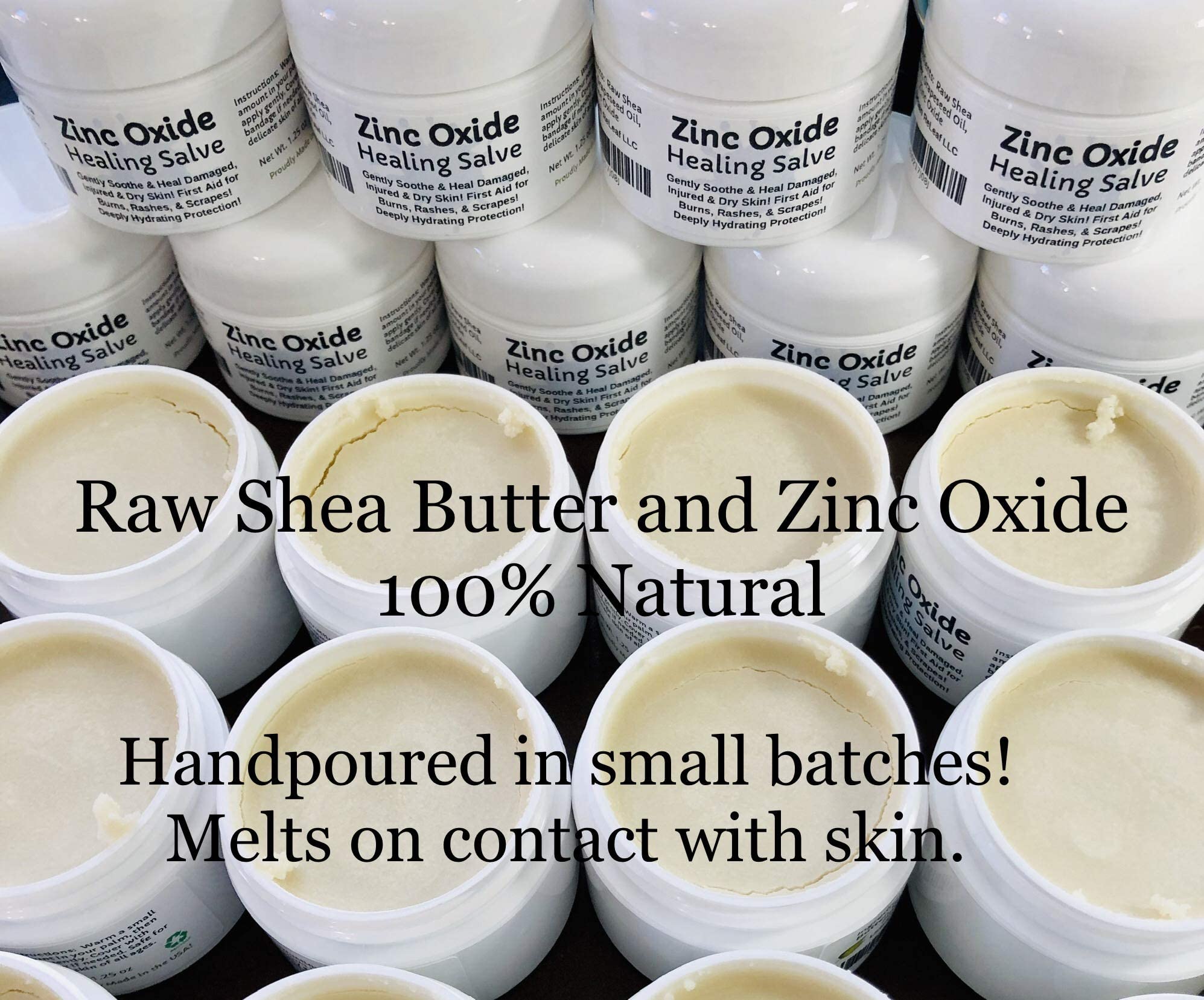 Urban ReLeaf Zinc Oxide Salve ! Gently Soothe & Protect Damaged, Injured & Dry Skin! First Aid, Burns, Rashes, Scrapes! Deeply H
