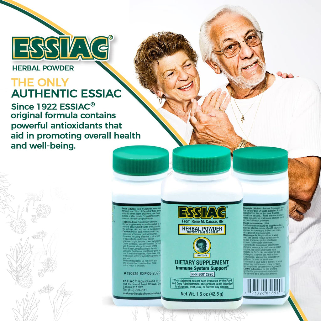 Essiac Tea Powder Original Tea Powder - 1.5 oz Bottle | Powerful Antioxidant Blend to Help Promote Overall Health & Well-Being |