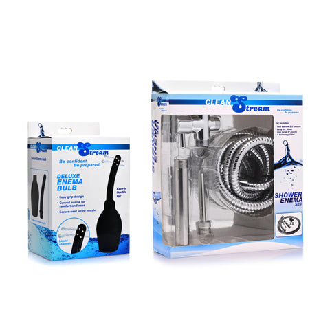 Cleanstream Angled Enema Nozzle, Silver