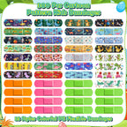 Sublaga 300 Pcs Adhesive Bandages, 33 Styles Kids Cartoon Bandages, Flexible, Colorful, Waterproof, Breathable, Protect Scrapes