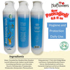 HOT FLOWERS Herbal Fresh Unisex Anal Intimate Wash for Personal Care, pH Balanced for Essentials Body Health, Daily Use, Dry Ski