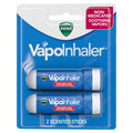 Vicks VapoInhaler, On-the-Go Portable Nasal Inhaler, Non-Medicated, With Refreshing Vicks Vapors, Menthol Scent , 2 Scented Stic